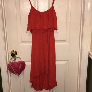 As U Wish juniors peach color dress